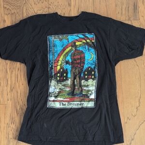 Black Graphic Tee - The Dreamer